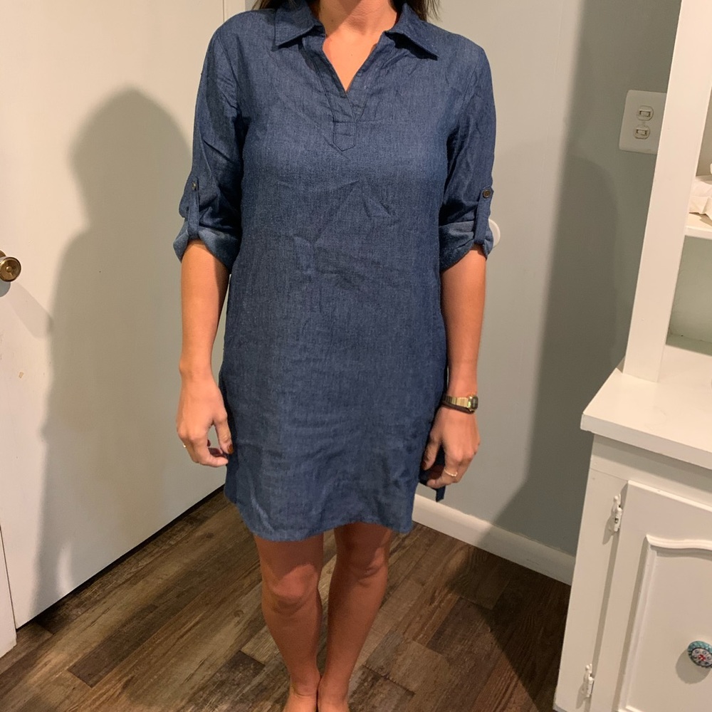 NWOT chambray dress!